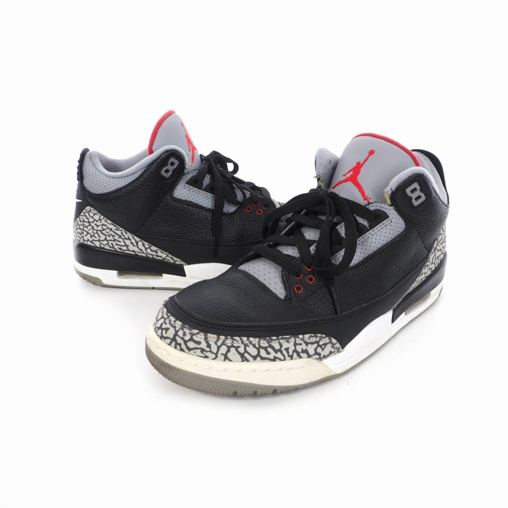 靴 Nike Air Jordan 3 楽天市場】NIKE AIR JORDAN 3 RETRO black/pine green-silver