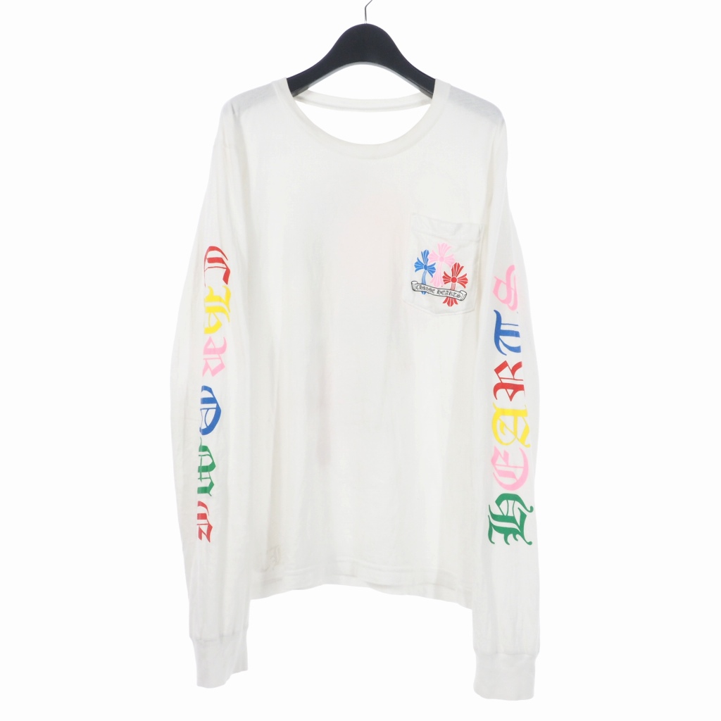 CHROME HEARTS(クロムハーツ) 置き換わっ サイズ:L Flame Sleeve L/S 