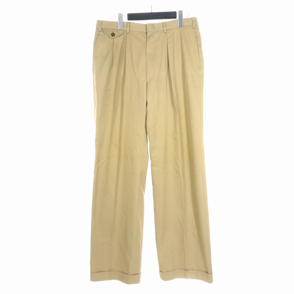 美品　ラルフローレン　9号　ベージュ　センタープレスパンツ ポロ バイ ラルフローレン Polo by Ralph Lauren チノパンツ ワーク