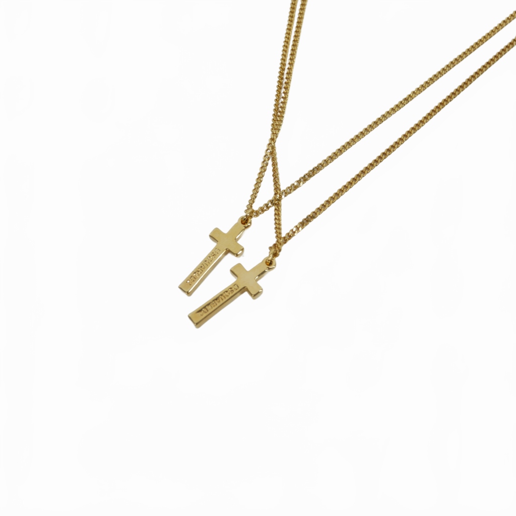 未使用品 ディースクエアード DSQUARED2 クロスモチーフ ダブル  