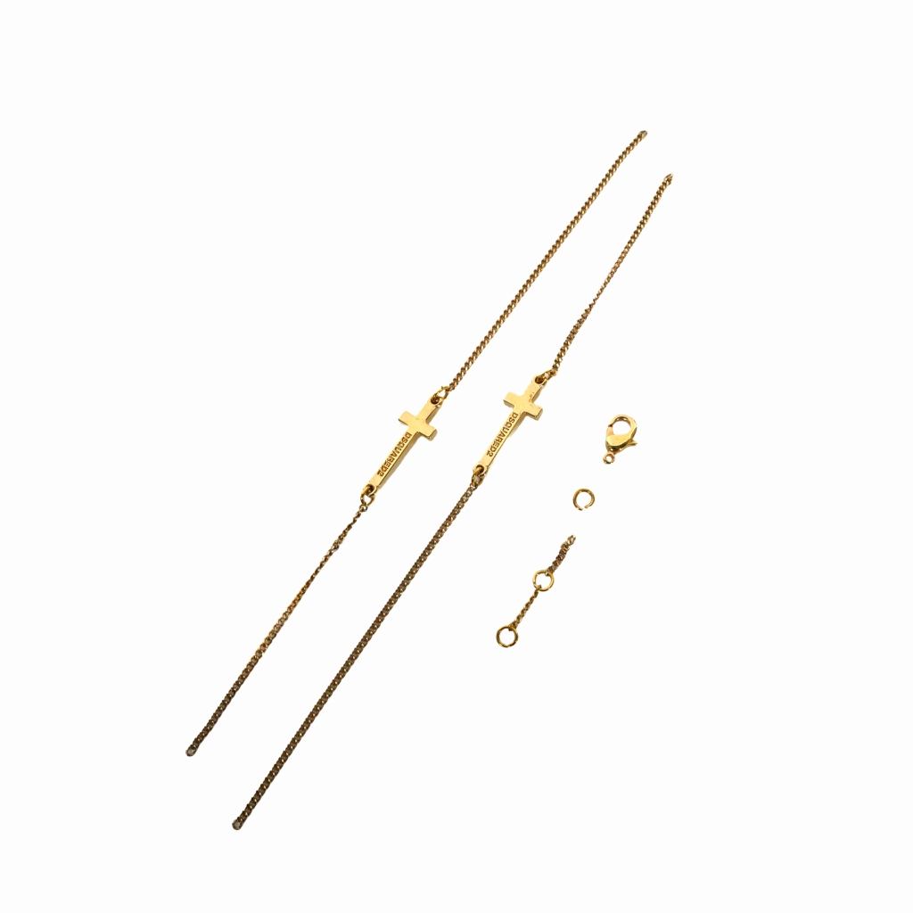 DSQUARED2 ディースクエアード ゴールド バングル 一円スタート