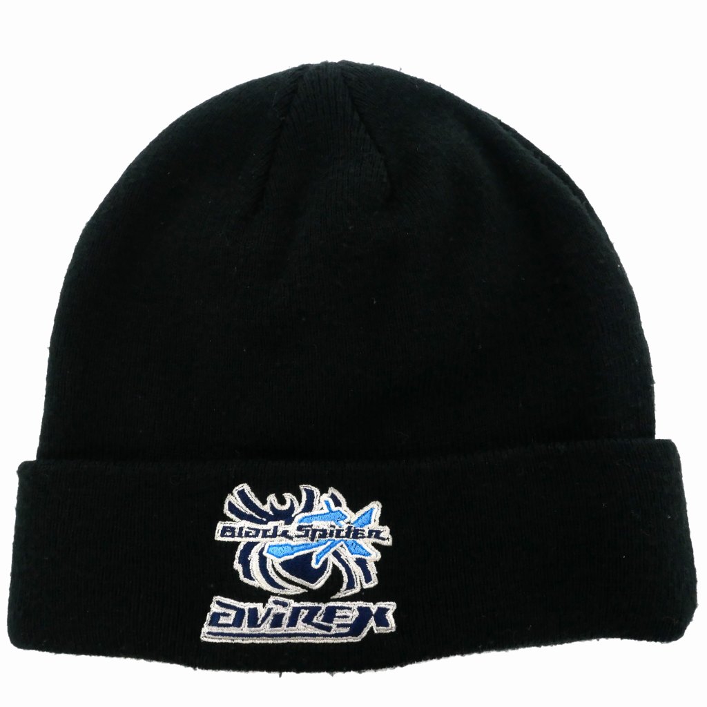 エクストララージ X-LARGE アビレックス AVIREX KNIT CAP BLACK