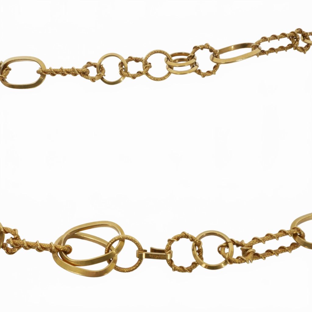 dsquared2ディースクエアードベスト鎖チェーンゴールド