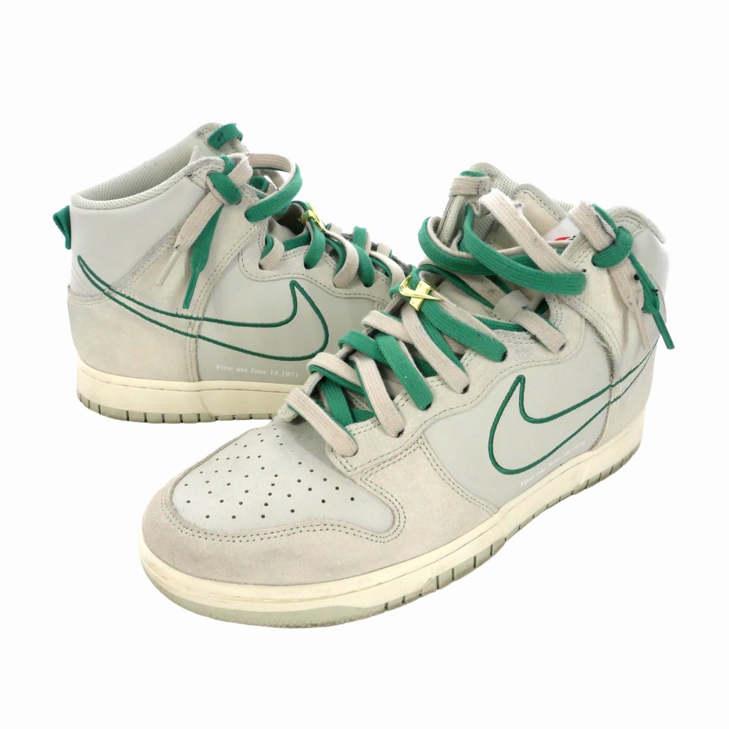 ナイキ NIKE Dunk High SE First Use Light Bone Green Noise ダンク  