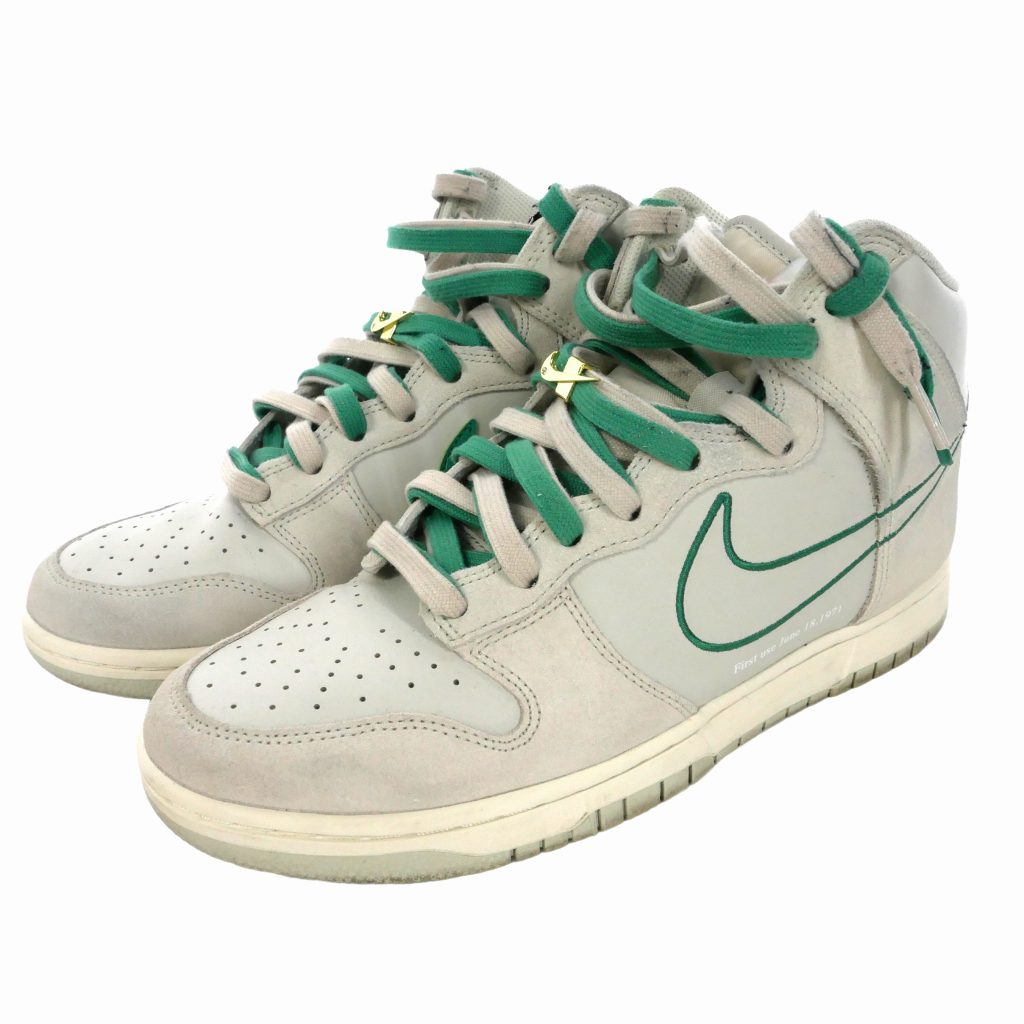 ナイキ NIKE Dunk High SE First Use Light Bone Green Noise ダンク 