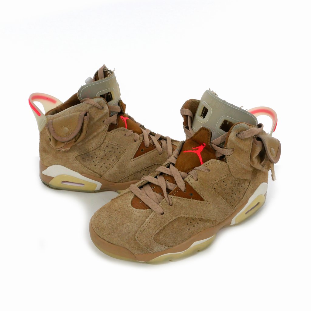 ナイキ NIKE Travis Scott Air Jordan 6 British Khaki