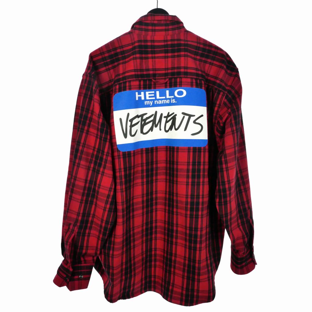 ヴェトモン ベトモン VETEMENTS 22SS HELLO my name is マイネーム 