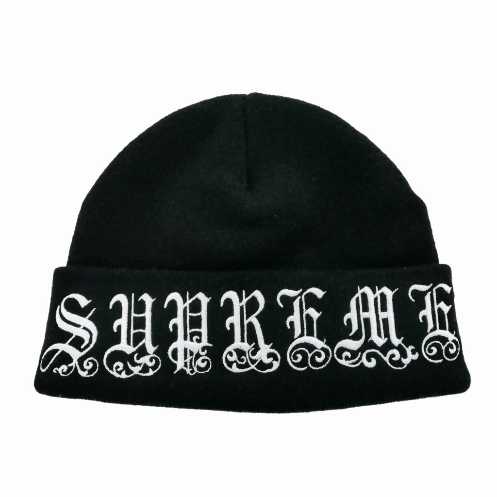 シュプリーム SUPREME 21SS Old English Rhinestone Beanie オールド 
