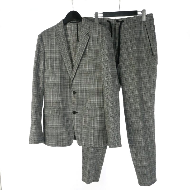 5351プールオム ベロア テーラードジャケット M ボルドー 2B 5351POUR