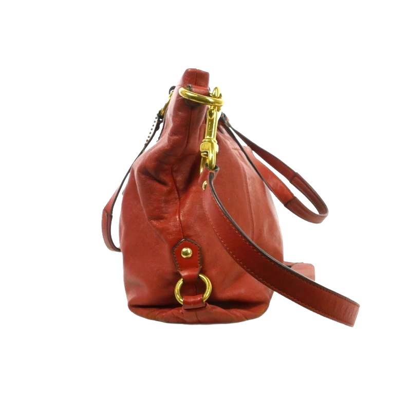 ②未使用 コーチ 25019E 2way ショルダー ハンドバッグ オレンジ COACH コーチ 33689 2WAY ショルダー ハンドバッグ オレンジ系