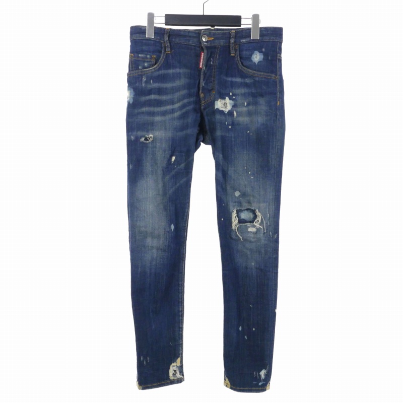 ディースクエアード DSQUARED2 SKATER JEAN ダメージ加工 スキニー 