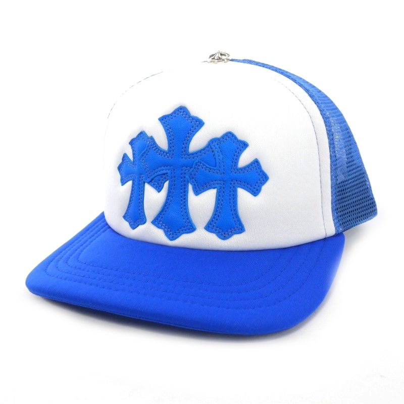 クロムハーツ CHROME HEARTS TRUCKER CAP レザークロスパッチ  