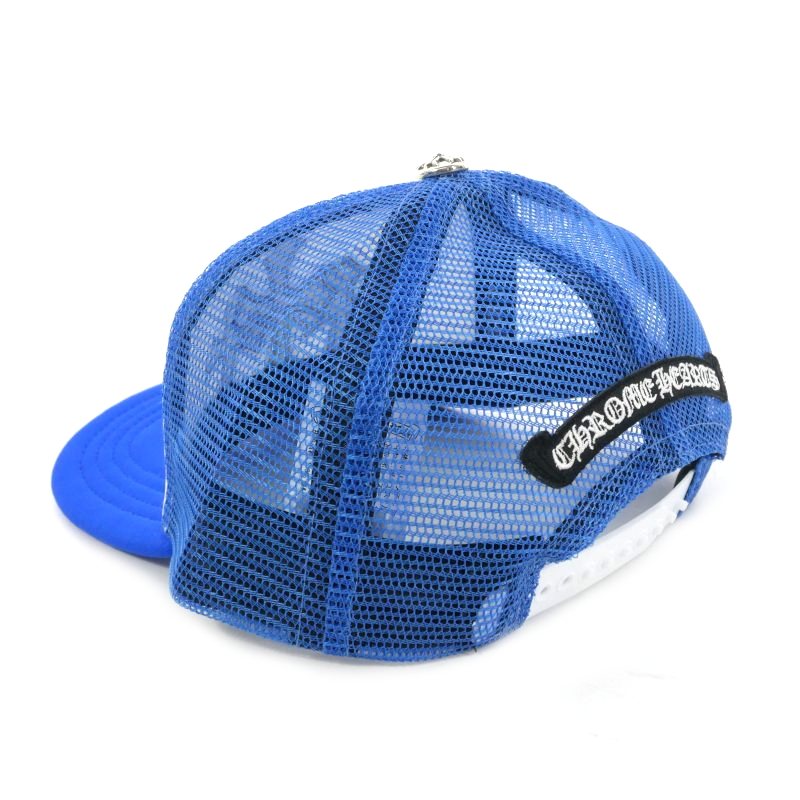 正規品　新品未使用　クロムハーツ キャップ　トラッカー　クロスボール ネイビー CHROME HEARTS クロムハーツ（原本無） TRUCKER CAP クロス