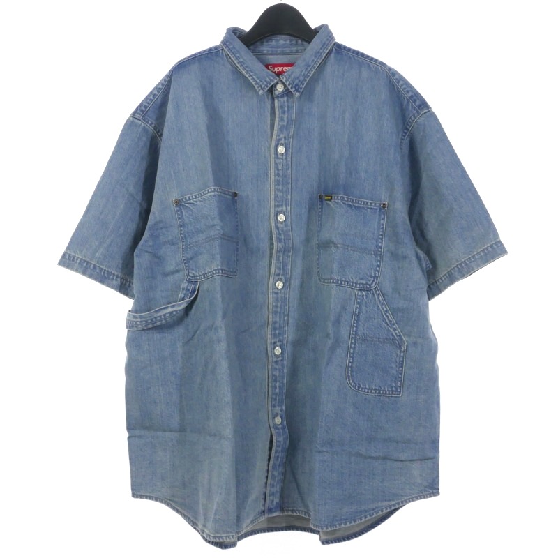 SUPREME Denim Painter Shirt Indigo XXL