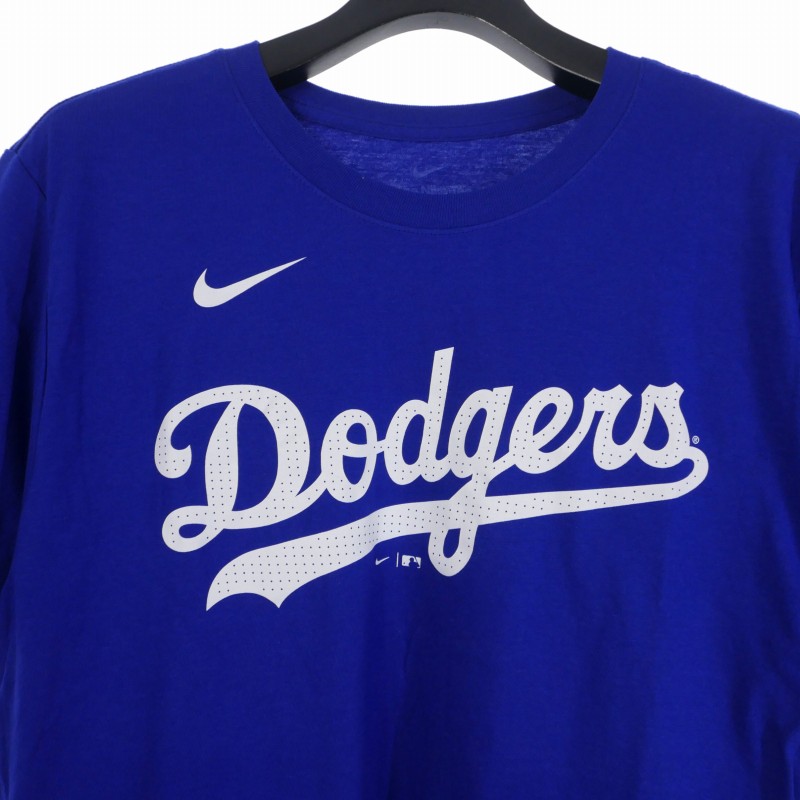 ナイキ NIKE Dodgers ドジャース Tシャツ 大谷翔平 ブルー L