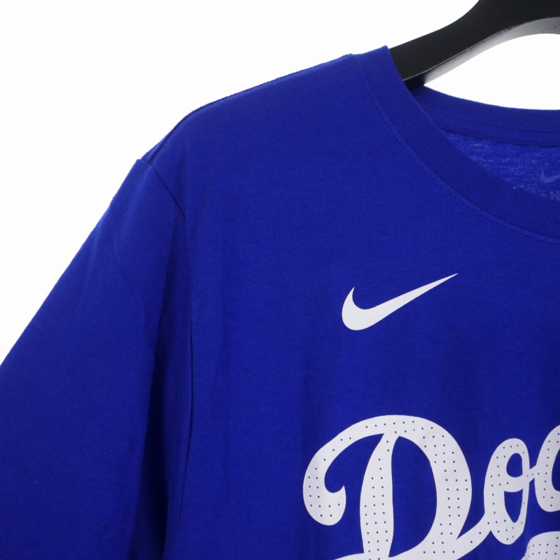 ナイキ NIKE Dodgers ドジャース Tシャツ 大谷翔平 ブルー L