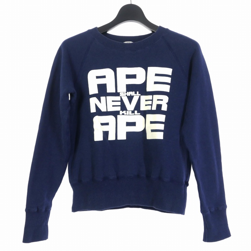 アベイシングエイプ A BATHING APE スウェット トレーナー プリント