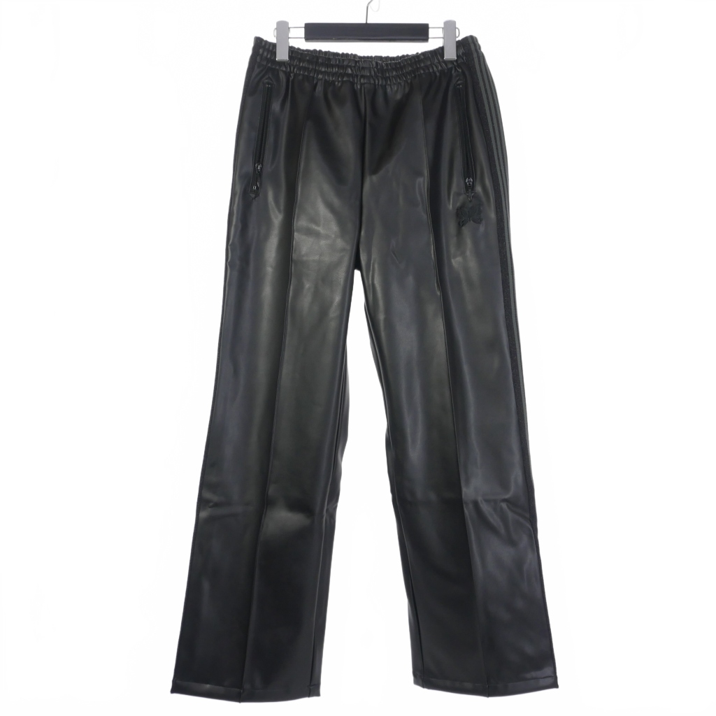 ニードルス needles フェイクレザートラックパンツ