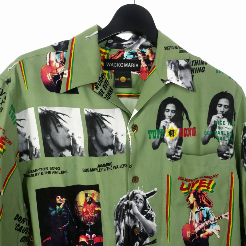 ワコマリア WACKO MARIA 24SS BOB MARLEY HAWAIIAN SHIRT アロハ