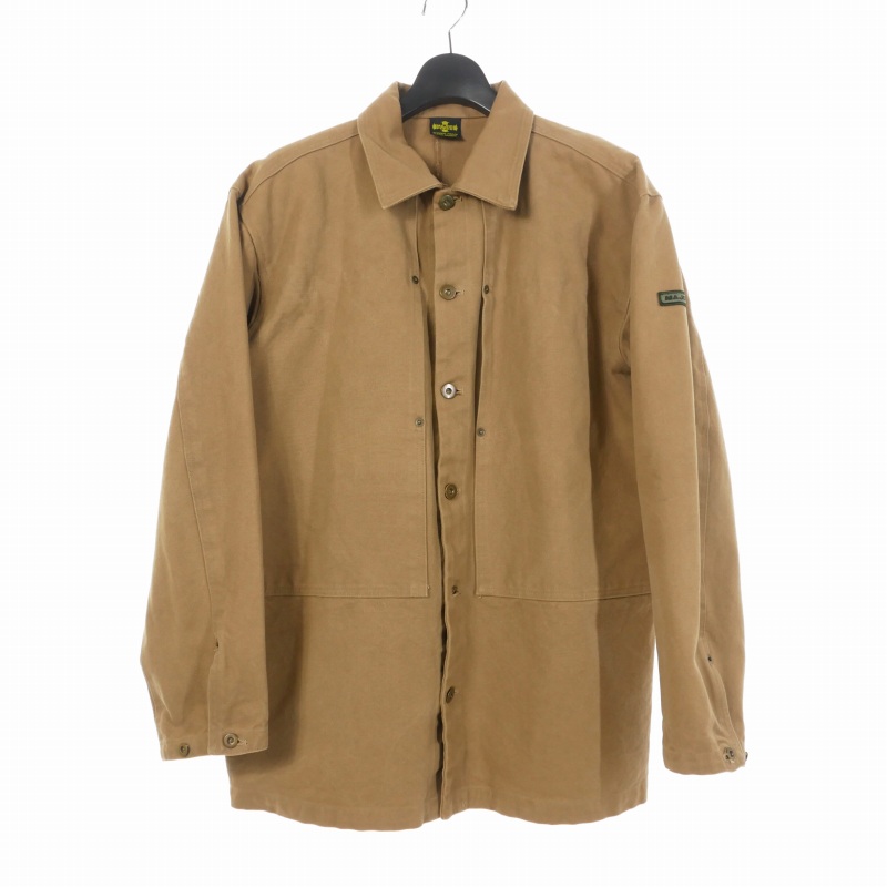 【中古】メジャーフォース MAJOR FORCE 90S ダック地 カバーオール ジャケット ブルゾン M ベージュ メンズ メジャーフォース MAJOR FORCE 90S ダック地 カバーオール ジャケット