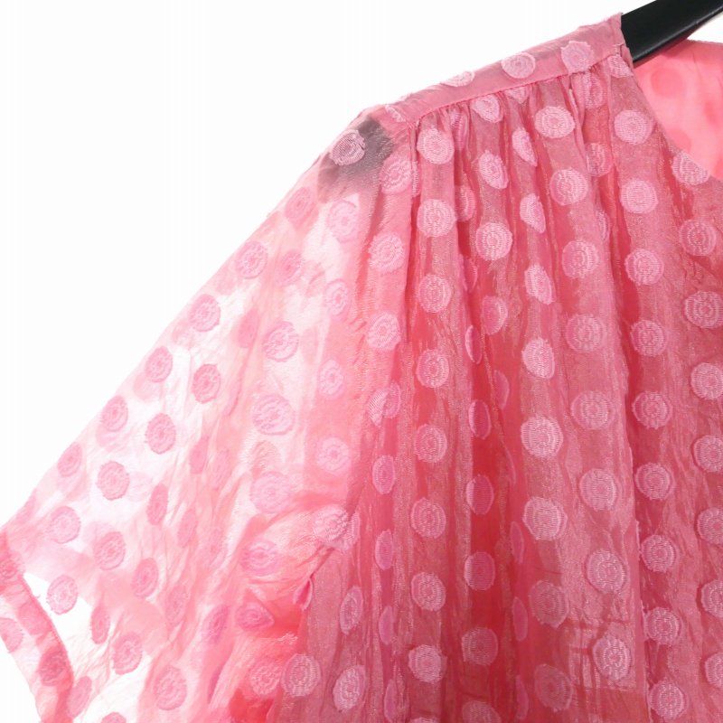 シスタージェーン sister jane ドット ミニワンピース S ピンク