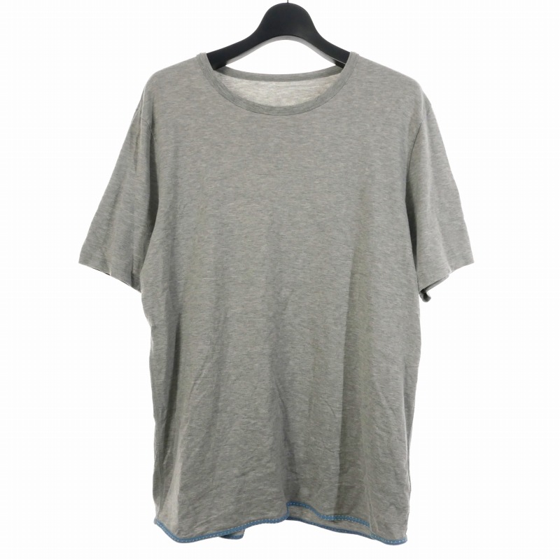 ビズビム VISVIM Tシャツ 裾パイピング 半袖 4 グレー 0118105009001 