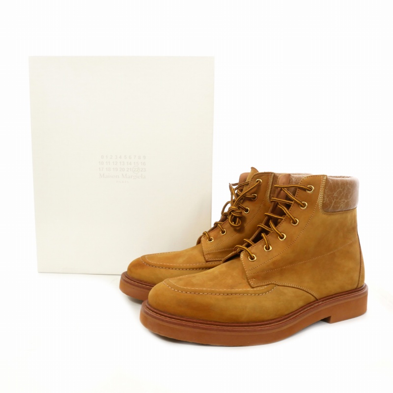メゾンマルジェラ Maison Margiela 22 23SS Tan Artist Boots レース