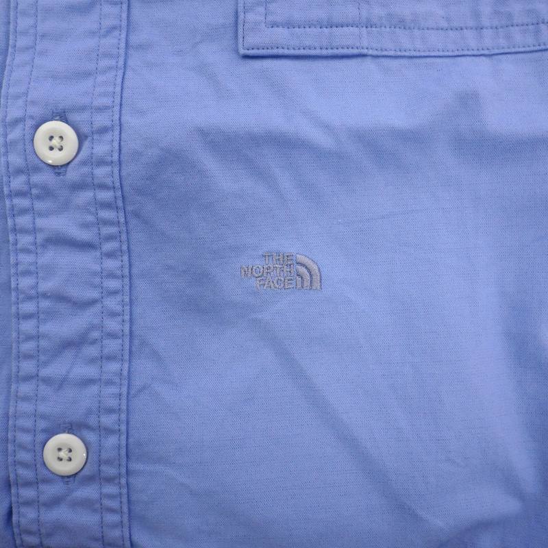 THE NORTH FACE パープルレーベル　半袖シャツ M ライトブルー ノースフェイス パープルレーベル THE NORTH FACE PURPLE LABEL