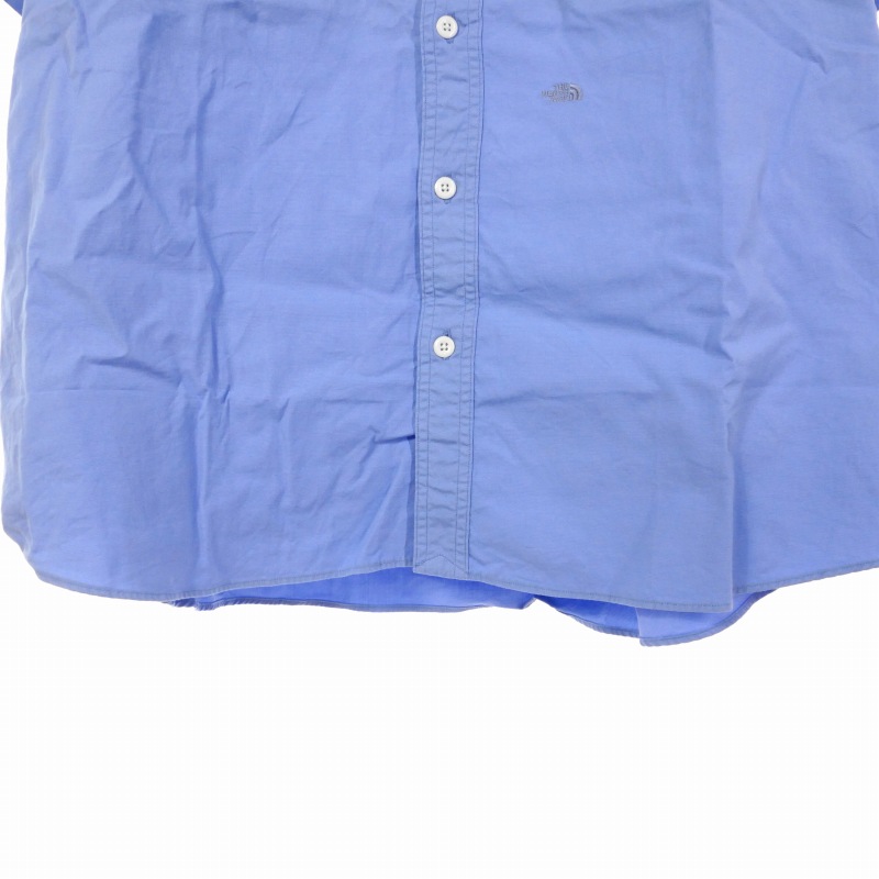 THE NORTH FACE パープルレーベル　半袖シャツ M ライトブルー ノースフェイス パープルレーベル THE NORTH FACE PURPLE LABEL