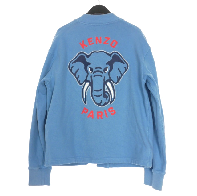 【中古】ケンゾー KENZO 23SS KEN ZO CLASSIC CARDIGAN / CYAN カーディガン M ブルー 青 FD65SW0484ME 国内正規 メンズ ケンゾー KENZO 23SS KEN ZO CLASSIC CARDIGAN / CYAN カーディガン M