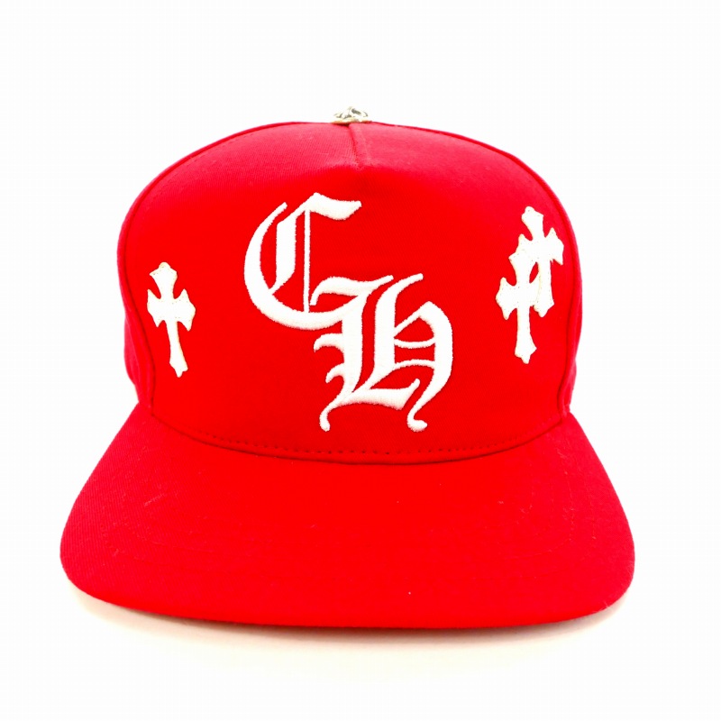 クロムハーツ CHROME HEARTS クロスパッチ ベースボールキャップ 帽子  