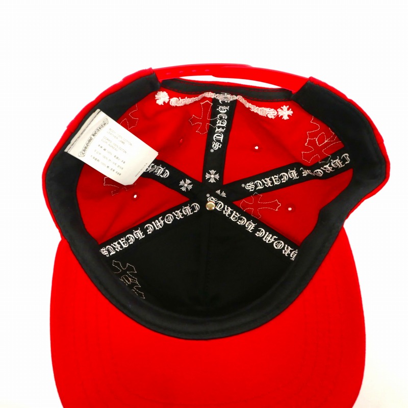 クロムハーツ CHROME HEARTS クロスパッチ ベースボールキャップ 帽子