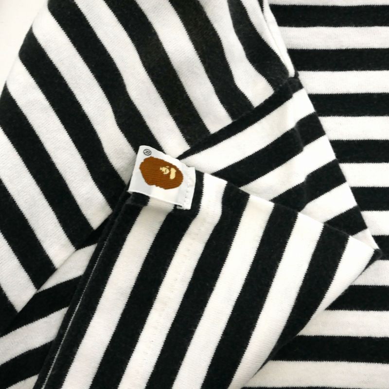 アベイシングエイプ A BATHING APE 90S ボーダー Tシャツ カットソー 