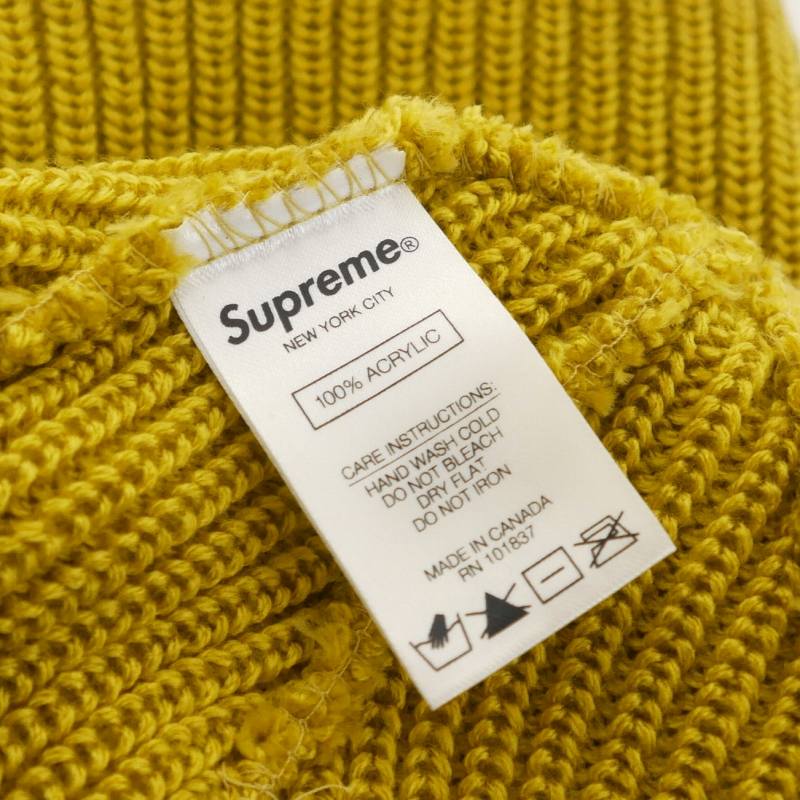 Supreme イエローニットバケットハット！ Supreme イエローニットバケットハット！