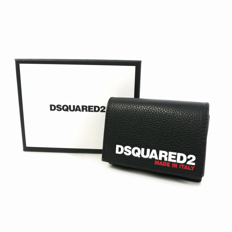 ディースクエアード DSQUARED2 23AW BOB TRI-FOLD WALLET
