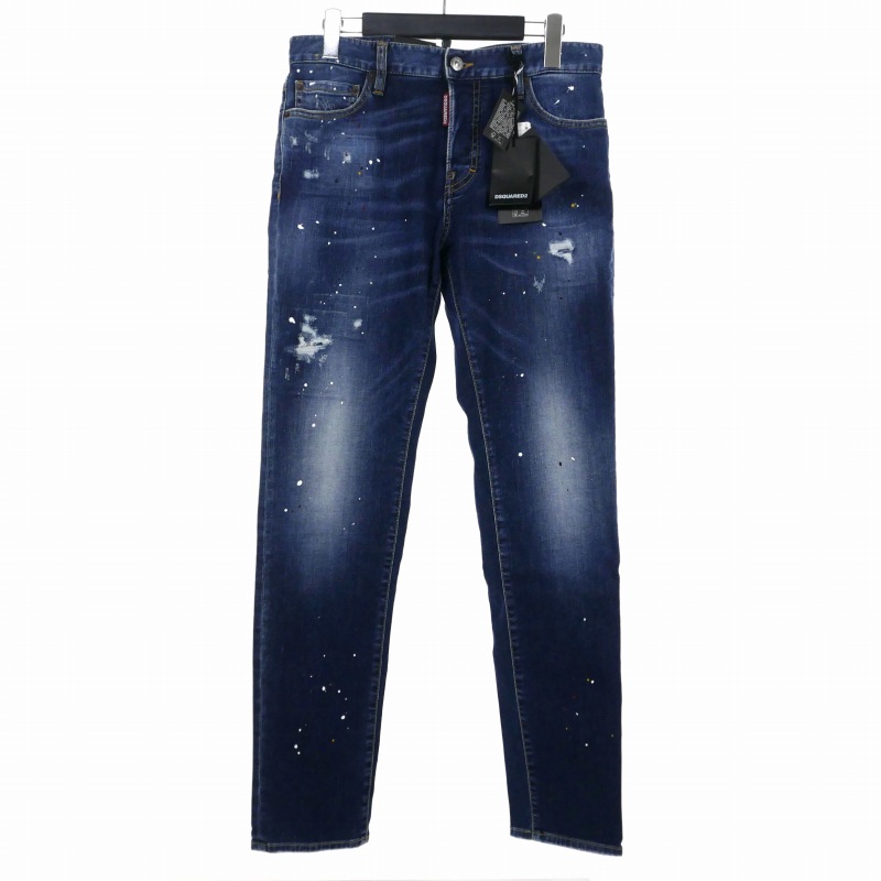 DSQUARED2 ペイント加工デニム44