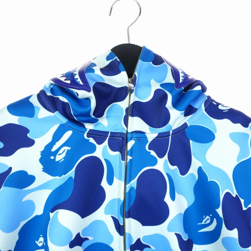 アベイシングエイプ A BATHING APE ABC Camo Shark Full Zip Hoodie 