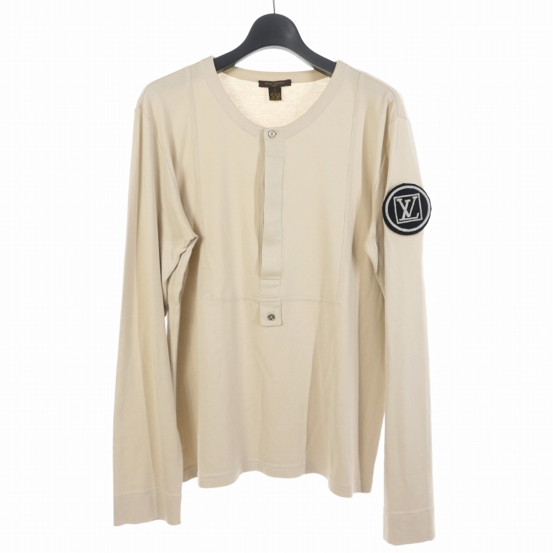 LOUIS VUITTON ルイヴィトン　ロン Tシャツ　ベージュ LOUIS VUITTON ルイヴィトンロン Tシャツベージュ