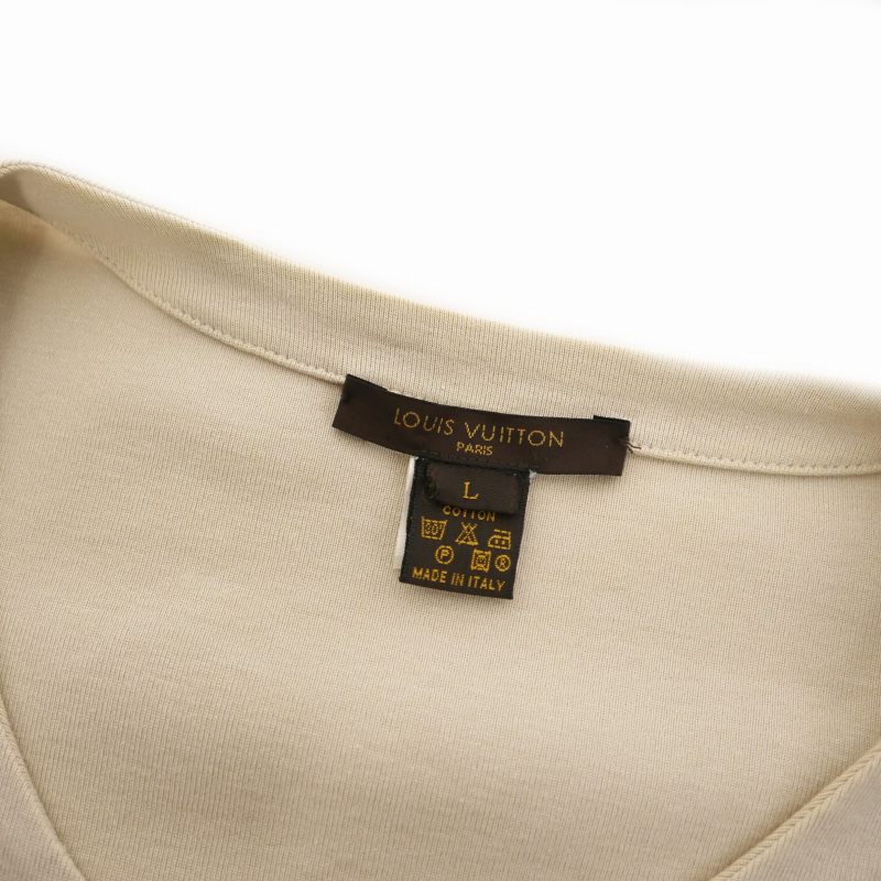 LOUIS VUITTON ルイヴィトンロン Tシャツベージュ