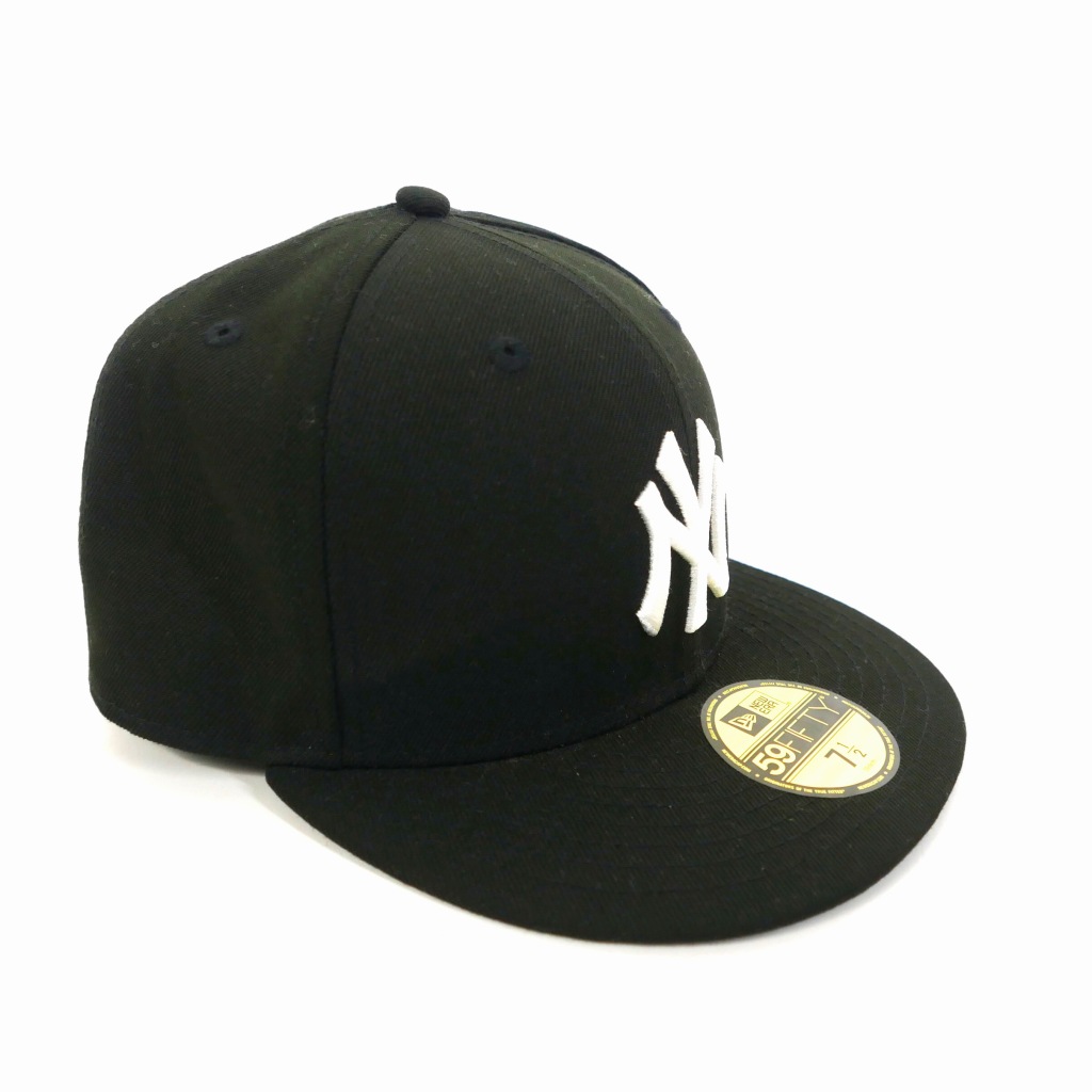 59FIFTY ブラックキャップ 7 1/2 Supreme 59FIFTY 黒キャップ S刺繍 7