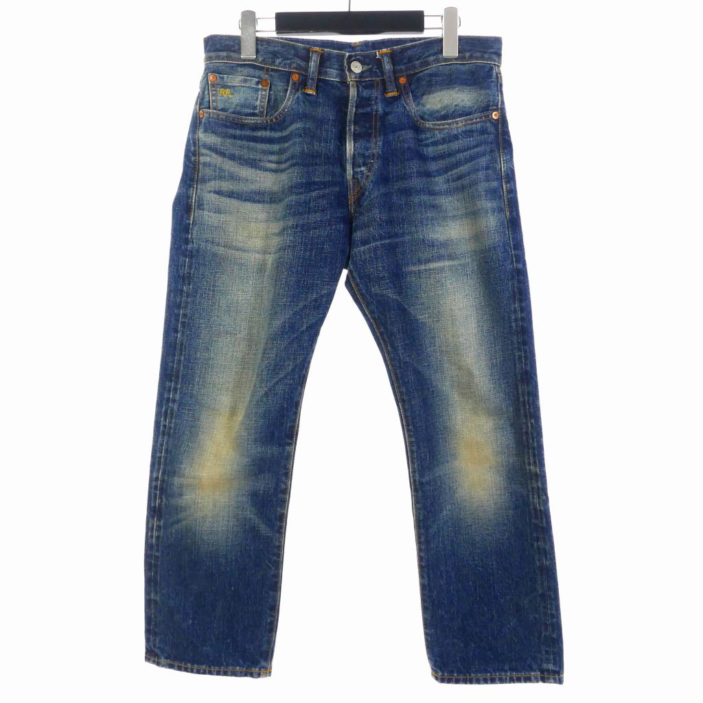 RRL ダブルアールエル オルテガ柄 フリンジマフラー 箱付き新品同様 ラルフローレン ダブルアールエル RRL ネイティブ柄 ウール
