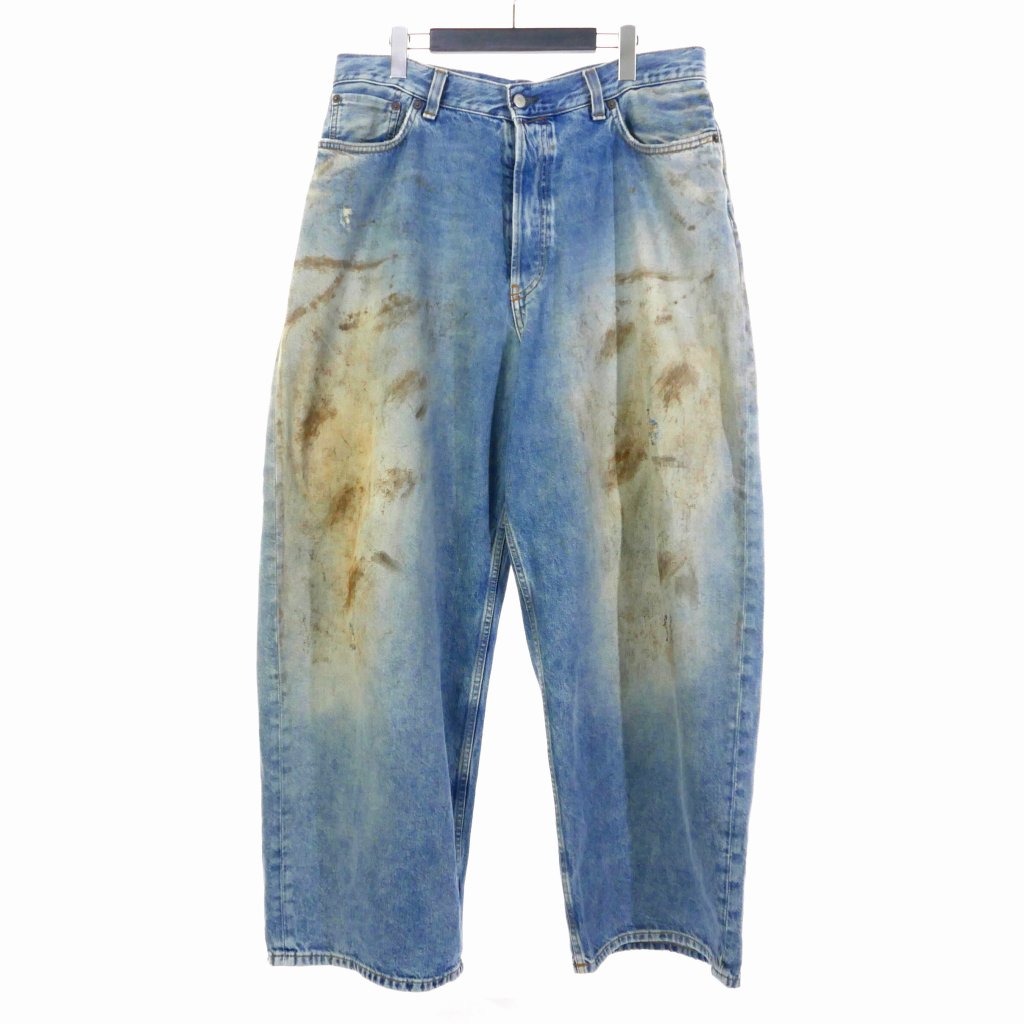 acneアクネ デニム ACNE - アクネ デニムパンツ W29 ネイビー ACNE ジーンズ ボタン
