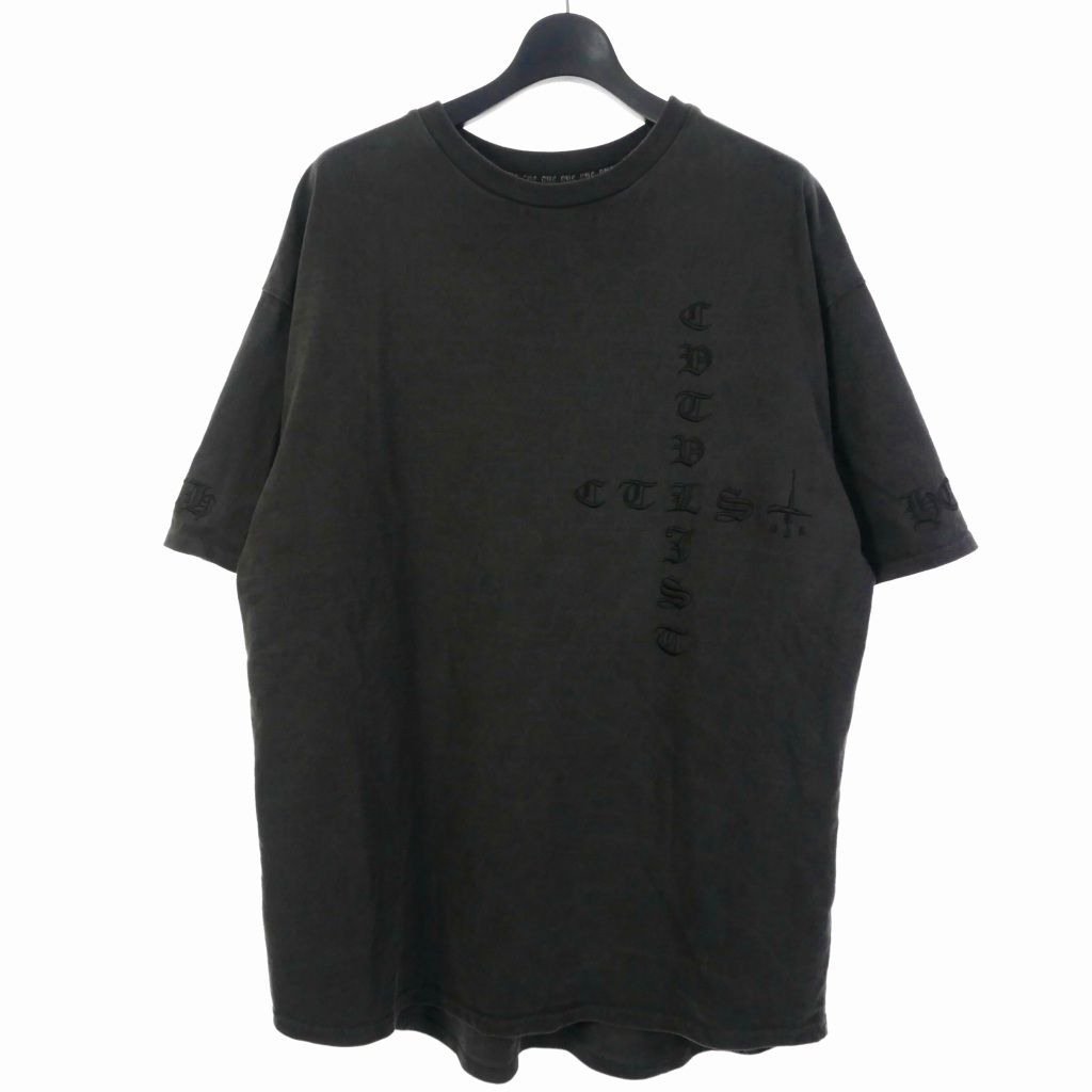 カタリスト CVTVLIST クロスロゴ 刺繍 Tシャツ カットソー 半袖