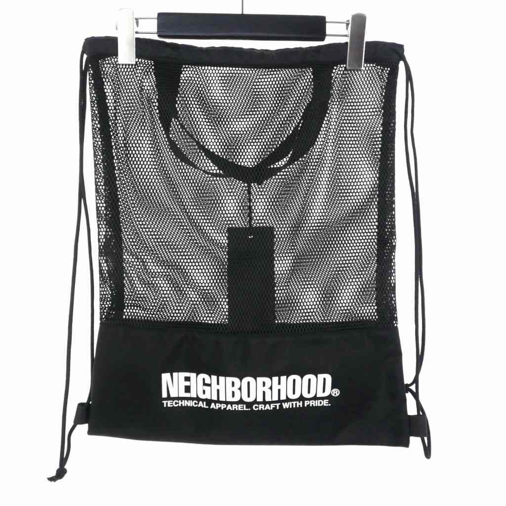 ネイバーフッド NEIGHBORHOOD MESH DRAWSTRING TOTE BAG ナップサック 
