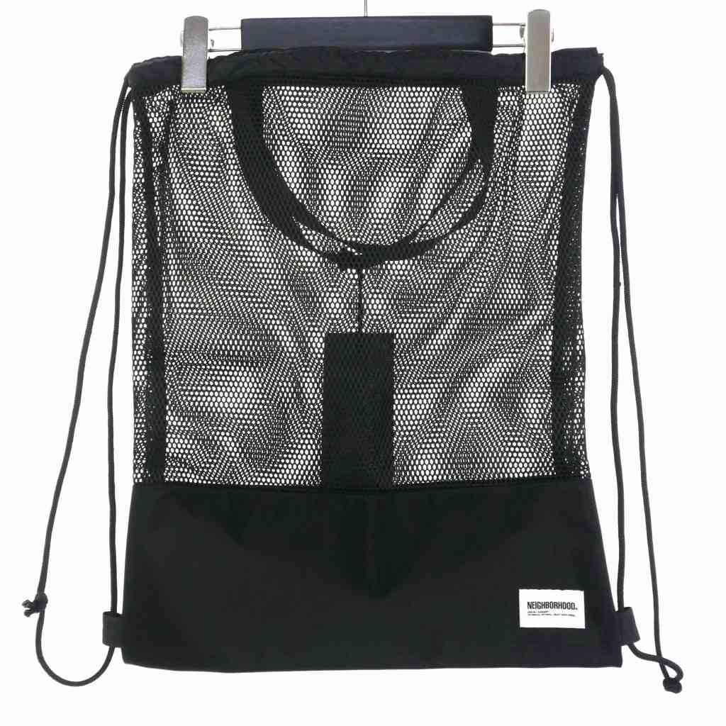 ネイバーフッド NEIGHBORHOOD MESH DRAWSTRING TOTE BAG