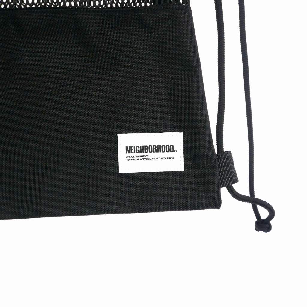 ネイバーフッド NEIGHBORHOOD MESH DRAWSTRING TOTE BAG ナップサック 