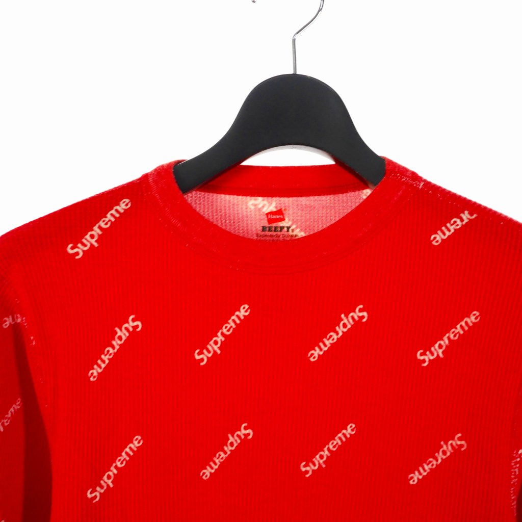 シュプリーム SUPREME ヘインズ Hanes Thermal Crew サーマル