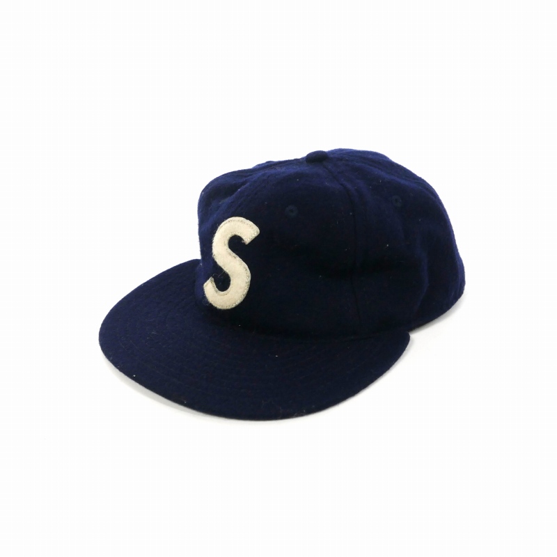 Supreme Ebbets S Logo キャップ 7 3/8 シュプリーム SUPREME Ebbets Field Flannels S LOGO CAP エ