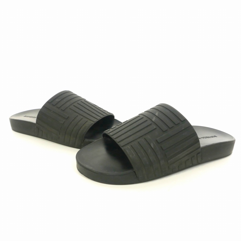 ボッテガヴェネタ BOTTEGA VENETA ラバー スライド サンダル 42 