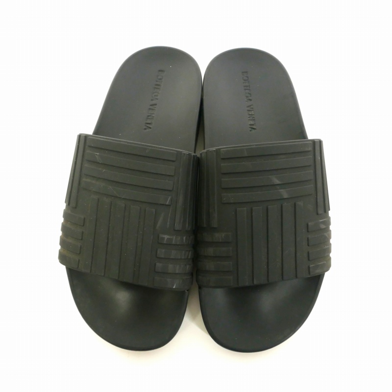 ボッテガヴェネタ BOTTEGA VENETA ラバー スライド サンダル 42